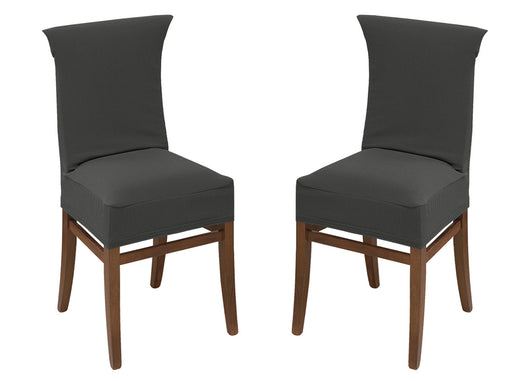 Coppia Coprisedia/Copriseggiola Antimacchia Tinta Unita Modello Magic - Copriseggiola - Stone