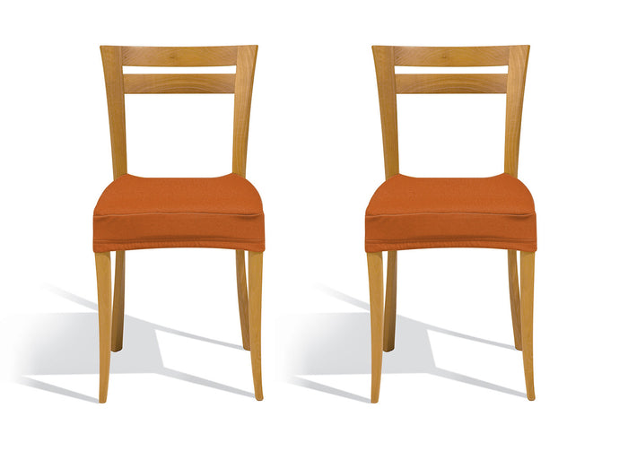 Coppia Coprisedia/Copriseggiola Antimacchia Tinta Unita Modello Magic - Coprisedia - Arancio