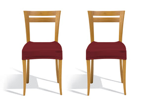 Coppia Coprisedia/Copriseggiola Antimacchia Tinta Unita Modello Magic - Coprisedia - Bordeaux