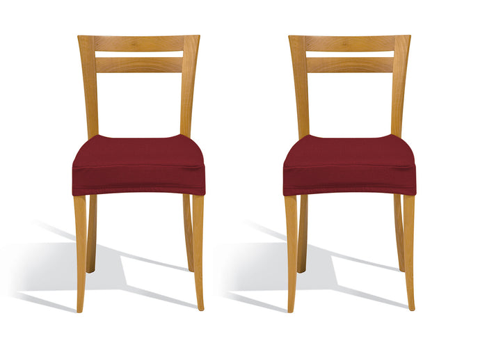 Coppia Coprisedia/Copriseggiola Antimacchia Tinta Unita Modello Magic - Coprisedia - Bordeaux