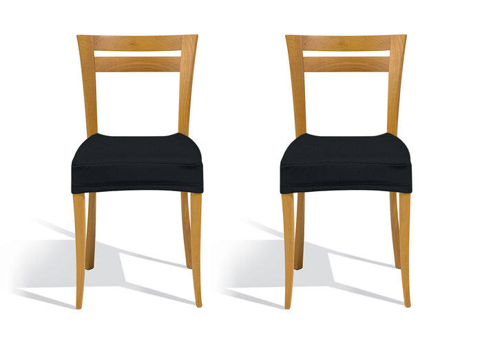 Coppia Coprisedia/Copriseggiola Antimacchia Tinta Unita Modello Magic - Coprisedia - Nero