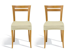 Coppia Coprisedia/Copriseggiola Antimacchia Tinta Unita Modello Magic - Coprisedia - Panna