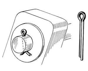 COPPIGLIE ZINCATA MM 5X50 CONF 10 PZ