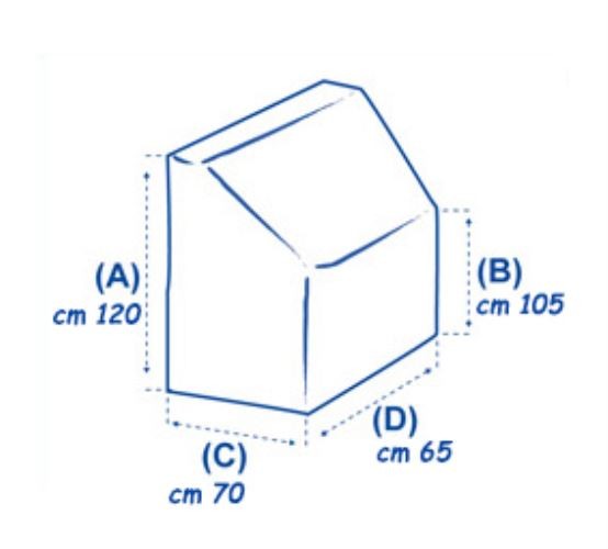 COPRICONSOLLE M 120-105-70 spesso 0,15