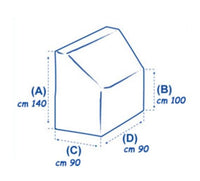 COPRICONSOLLE XL 140-90-90 spesso 0,15 mm.