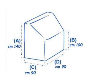COPRICONSOLLE XL 140-90-90 spesso 0,15 mm.