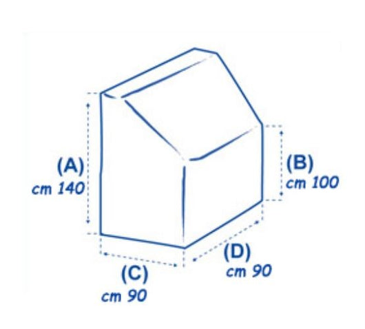 COPRICONSOLLE XL 140-90-90 spesso 0,15 mm.