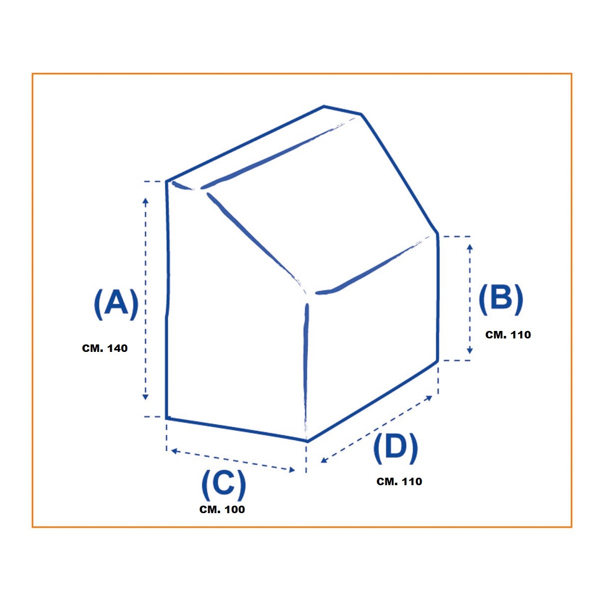 COPRICONSOLLE XXL 140-100-110 spesso 0,15 mm.