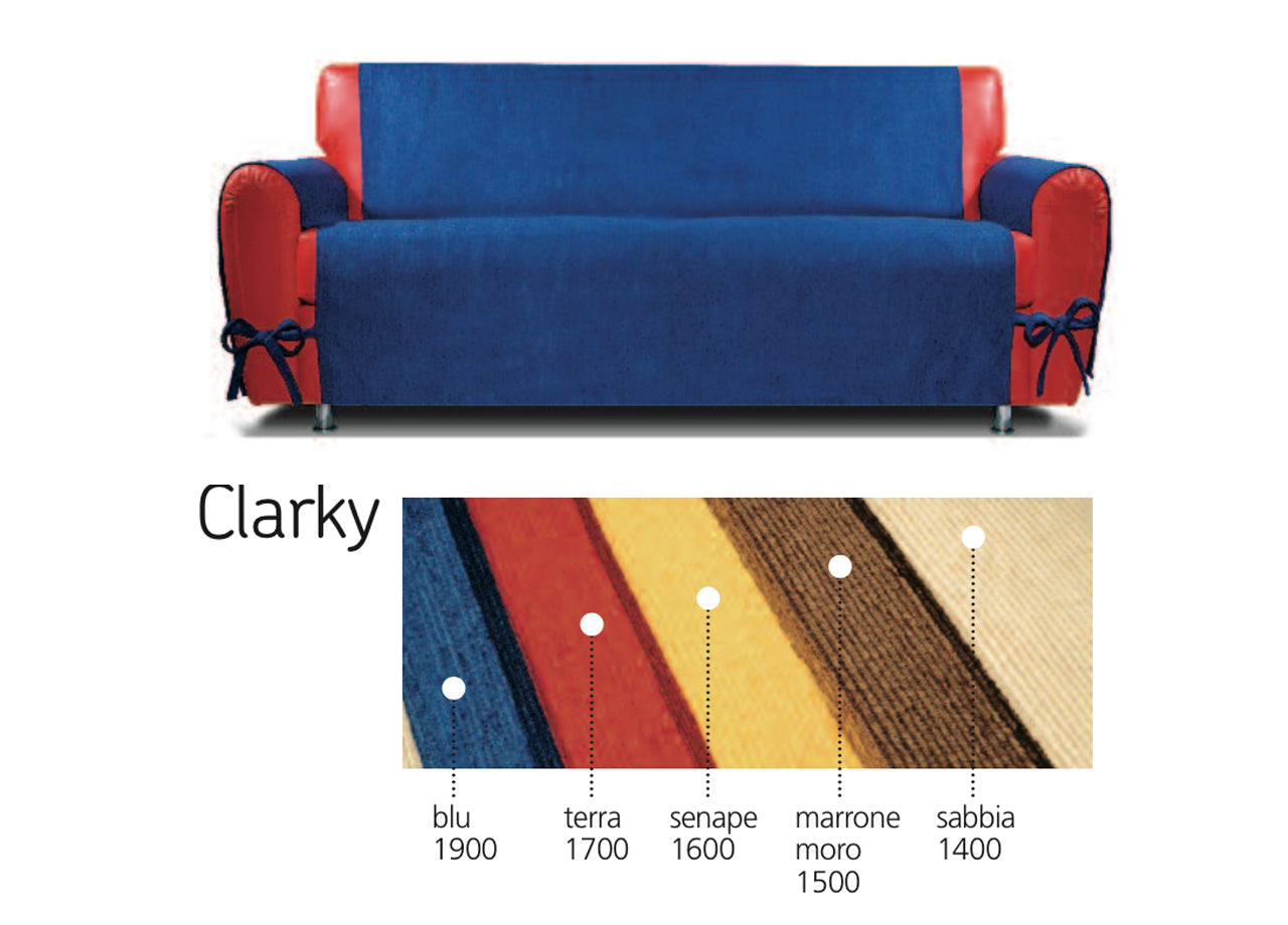 Copridivano Genius Class Clarky - 2 Posti - Senape 1600