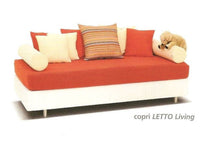 Copridivano/Letto Genius Living In Tinta Unita - Singolo - Bianco 1000