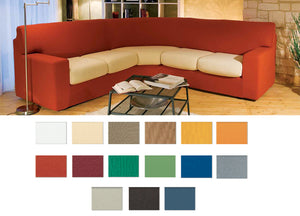 Copridivano Angolare Genius Suit Mini In Tinta Unita - Mini - Arancione 1009