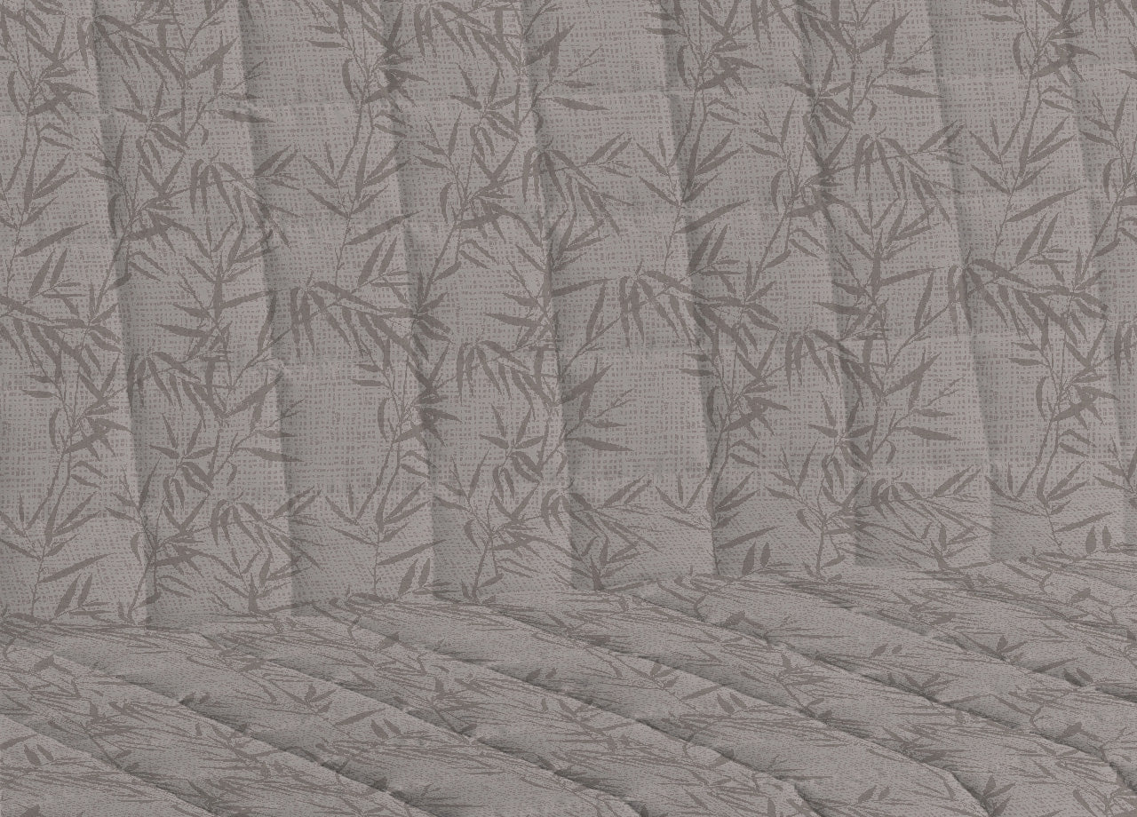 Copridivano Imbottito Trapuntato Sofà Antimacchia Made Italy Botanico - 3 Posti - Beige