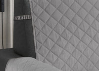 Copridivano Trapuntato Impermeabile Antimacchia Mod. Imperiale Pitonato Grigio - 3 Posti - Grigio
