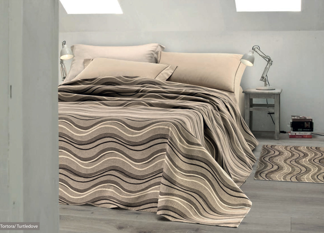 Copriletto Disegno Altea By Suardi - Singolo - Blu