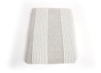 Copriletto Copritutto In Cotone Disegno Ginevra Colore Grigio - Matrimoniale - Grigio