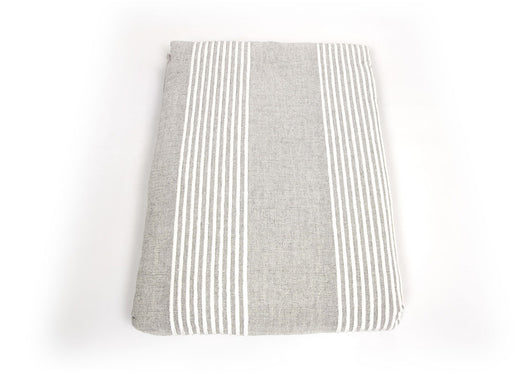 Copriletto Copritutto In Cotone Disegno Ginevra Colore Grigio - Matrimoniale - Grigio