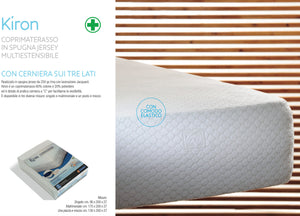 Coprimaterasso Kiron In Spugna Jersey Multiestensibile - Singolo - kiron