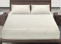 Coprimaterasso Traspirante Antibatterico Con Angoli Elasticizzati Modello Bamboo - Matrimoniale - Bamboo