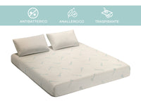 Coprimaterasso Traspirante Antibatterico Con Angoli Elasticizzati Thermosolution - Piazza E Mezza - Thermo