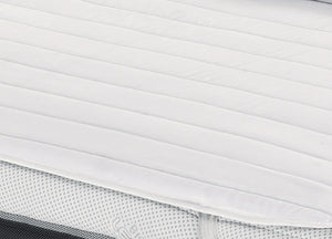 Coprimaterasso Trapuntato Antibatterico Con Elastici Agli Angoli Modello Relax - Matrimoniale - Bianco