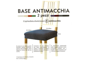 Coppia Coprisedia/Copriseggiola Antimacchia Tinta Unita Modello Magic - Coprisedia - Nero