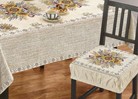 Set Cuscini Coprisedia Imbottiti Cinigliati Sfoderabili Modello Floreale Sunlight Made In Italy - Aletta 6Pz - Sunlight