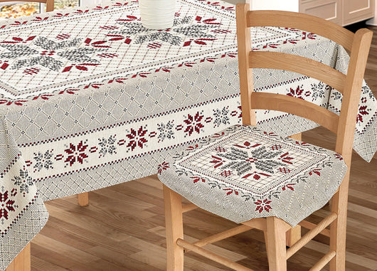 Set Cuscini Coprisedia Imbottiti Cinigliati Sfoderabili Modello Tricot Made In Italy - Aletta 6Pz - Tricot