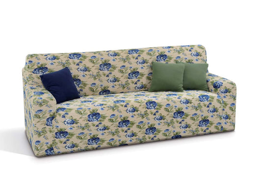 Copriseduta Sofa Cover In Fantasia Disegno AB - Coppia 1Posto - AB 2000 Blu