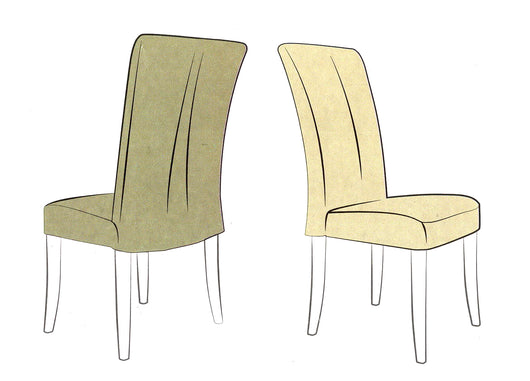 Coppia Coprisedia Con Schienale Antimacchia In Tinta Unita Modello Easy Senape