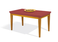 Copritavolo Antimacchia Elasticizzato  In Tinta Unita Copri Tavola Genius - 12 Posti - Bordeaux 1003