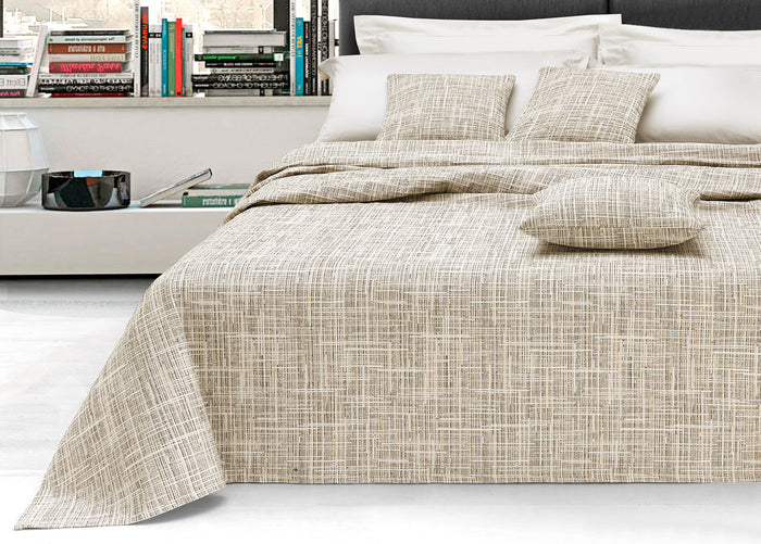 Telo Arredo Copridivano Multiuso Copritutto Misto Cotone Modello Multirighe - 300x260 - Lino