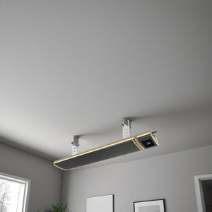 Riscaldatore a Infrarossi Mpc Cordoba 2400w Apptuya Con Controllo Smart Tramite App Gestibile Da Smartphone Telecomando Incluso Massima Efficienza Energetica Ed Ecofriendly Copertura Fino a 25 Mq