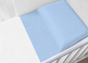 Federa Per Lettino E Culla Fantasia Pois - Lettino - Azzurro