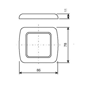 CORNICE AD UN MODULO MM.86X78