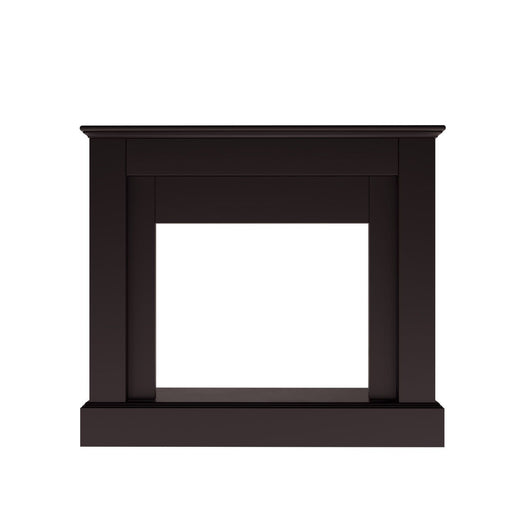 Cornice Per Caminetto MPC Camillo Nera Cornice In Legno Mdf Per Inserto Elettrico Caminetto Vulcano Da 60 Cm Facile da montare Fabricato in Europa