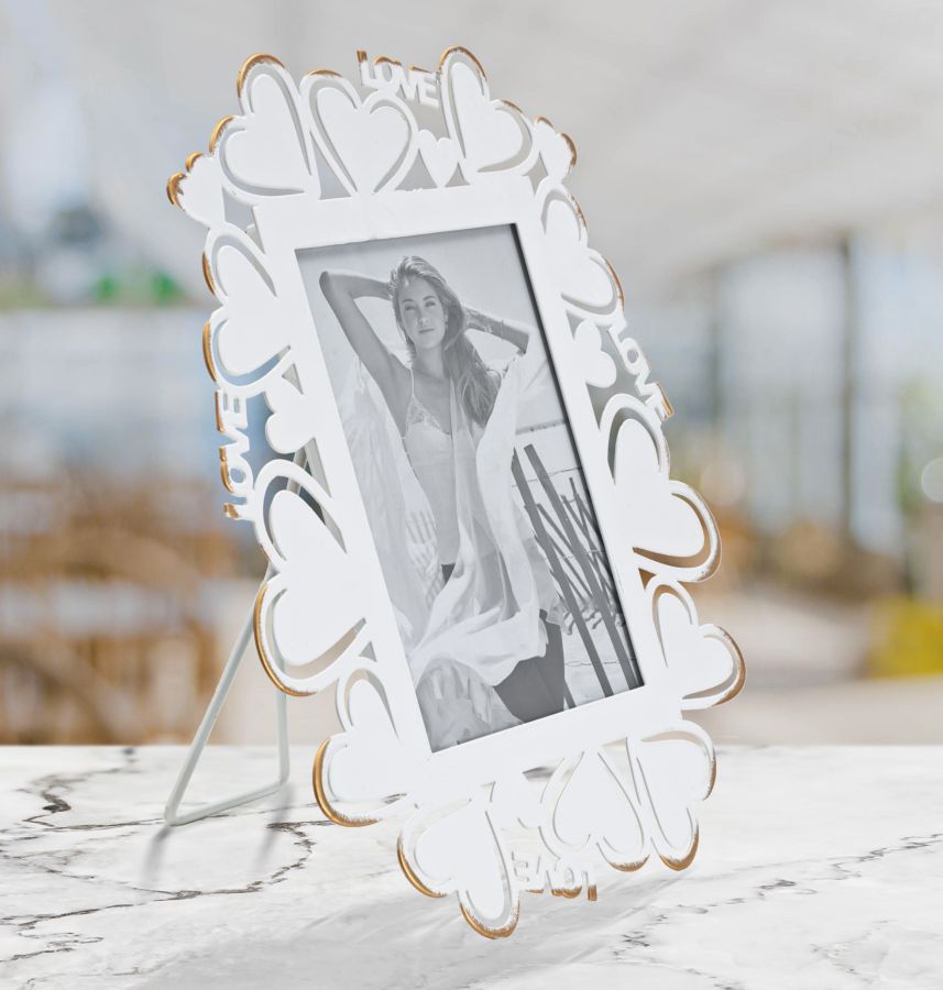 CORNICE HEART CM 25X14,5X27,7 MIN 2 (MISURA INTERNA CM 12,5X17,5)