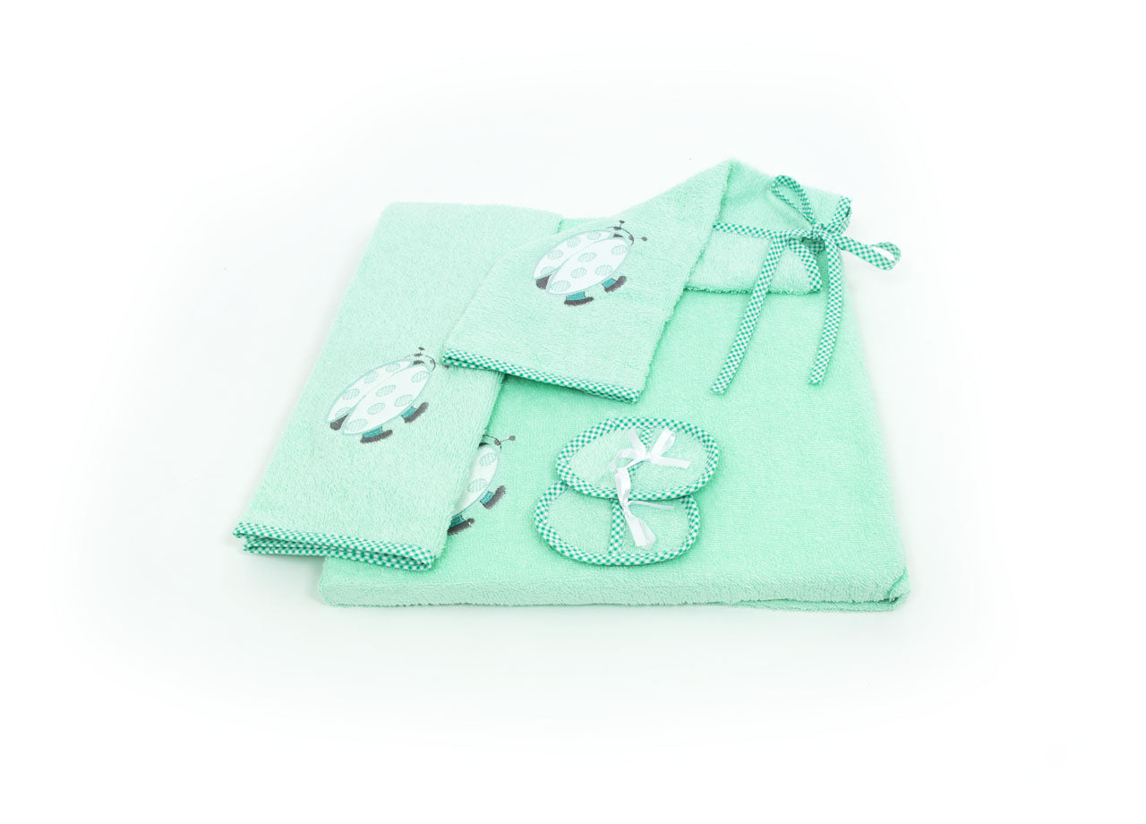 Corredo Neonato Set 4 Pezzi Modello Fabio - Set 4Pz - Verde