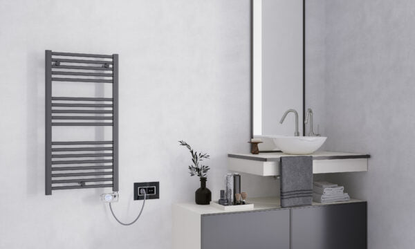 Radiatore elettrico 1375 mm x 480 mm 750 Watt antracite