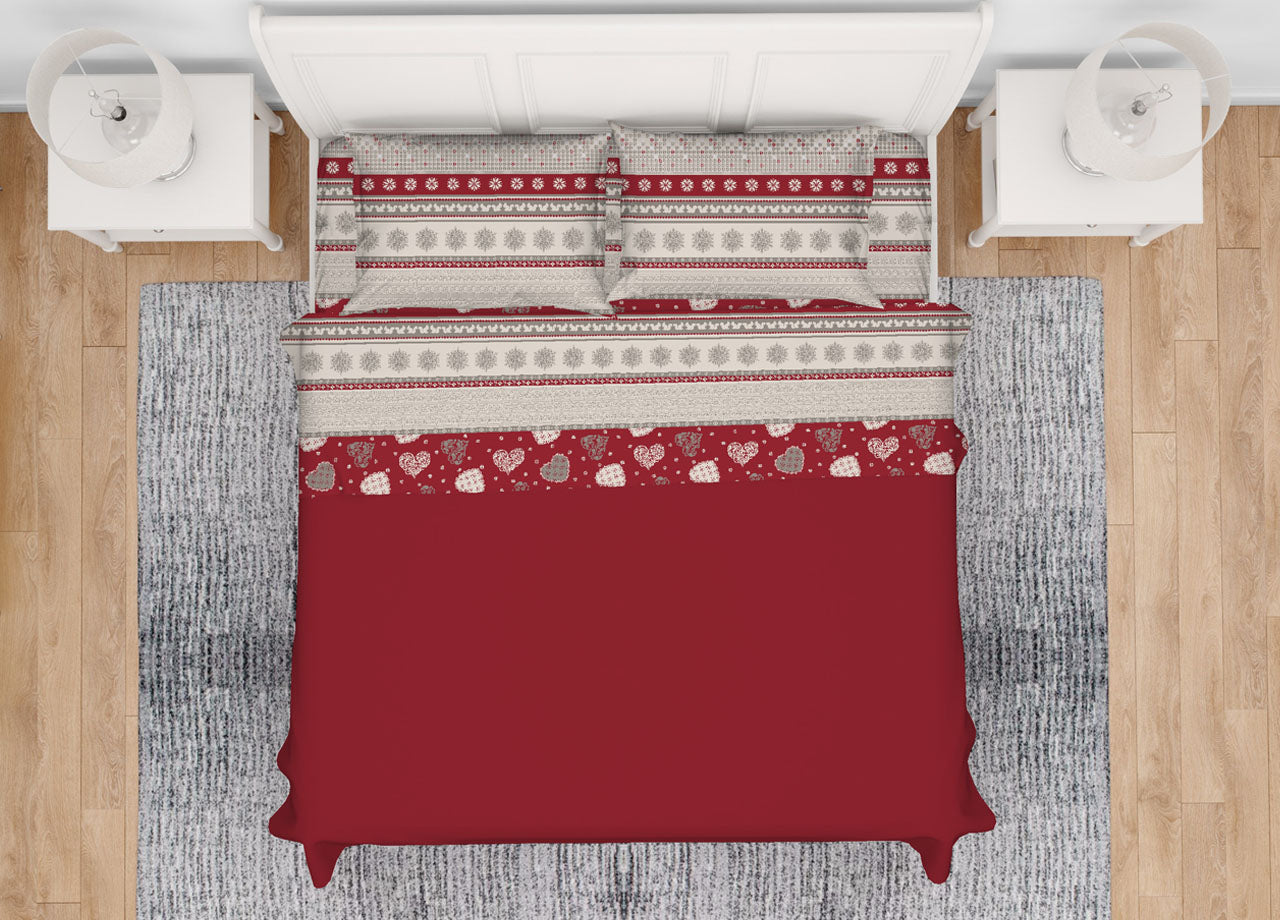 Copritrapunta In Cotone Fantasia Corvara - Singolo - Corvara