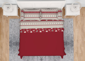 Copritrapunta In Cotone Fantasia Corvara - Singolo - Corvara