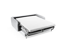 Cosmopolitan Design - Divano convertibile "Vienna" 2 posti in velluto argento 