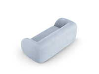 Cosmopolitan Design - Divano "Essen" 2 posti in bouclé azzurro 