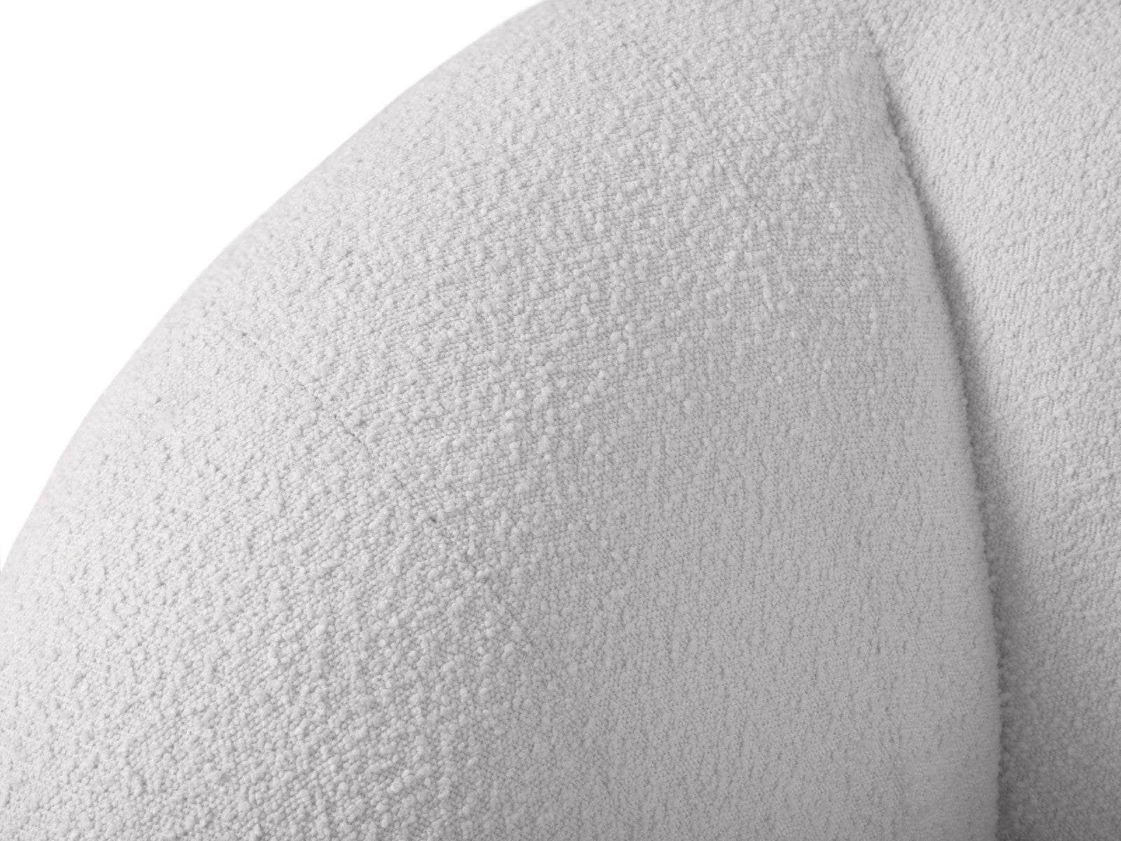 Cosmopolitan Design - Divano "Essen" 2 posti in bouclé grigio chiaro 