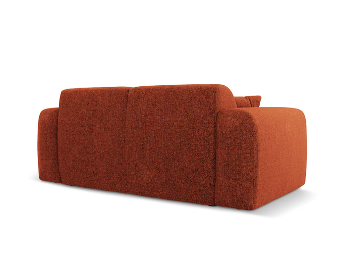 Cosmopolitan Design - Divano "Nolio" 2 posti in ciniglia terracotta 