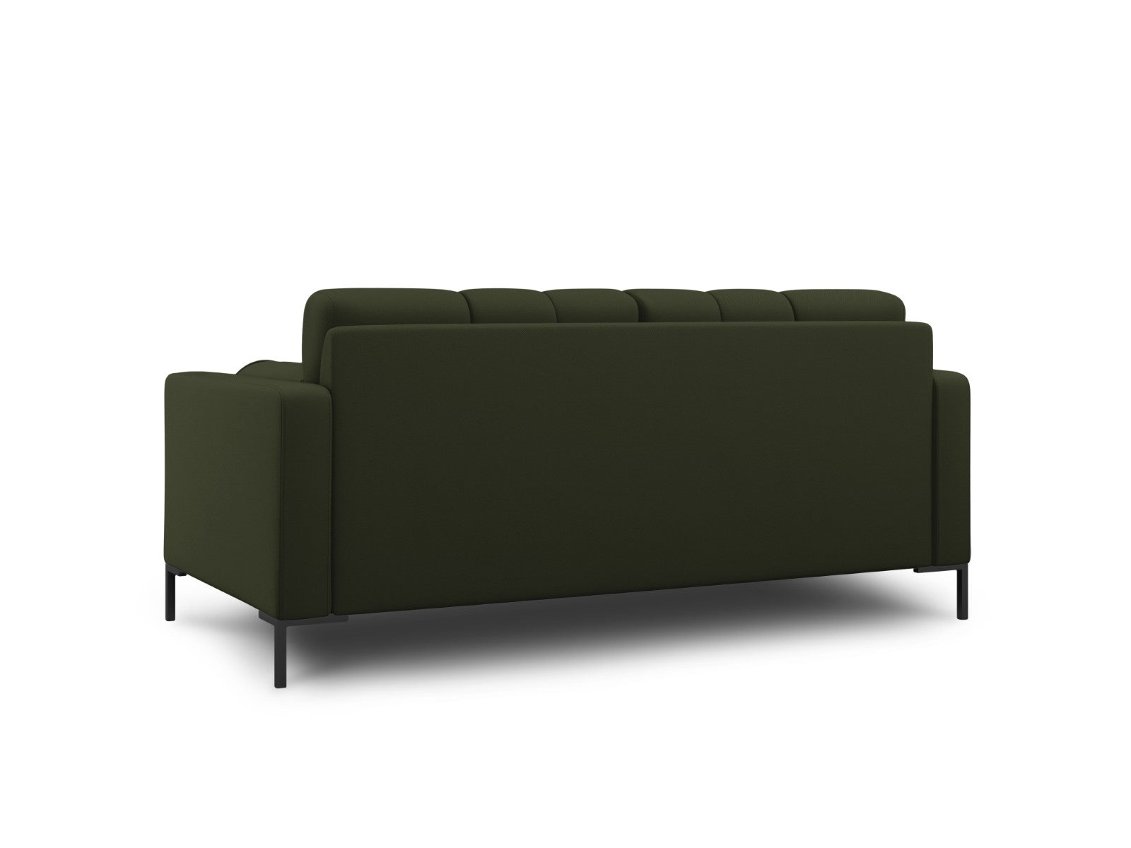 Cosmopolitan Design - Divano "Bali" 2 posti in tessuto strutturato verde 