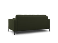 Cosmopolitan Design - Divano "Bali" 2 posti in tessuto strutturato verde 