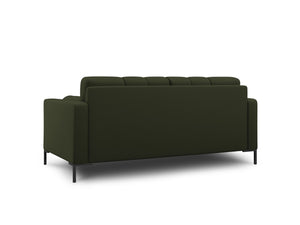 Cosmopolitan Design - Divano "Bali" 2 posti in tessuto strutturato verde 