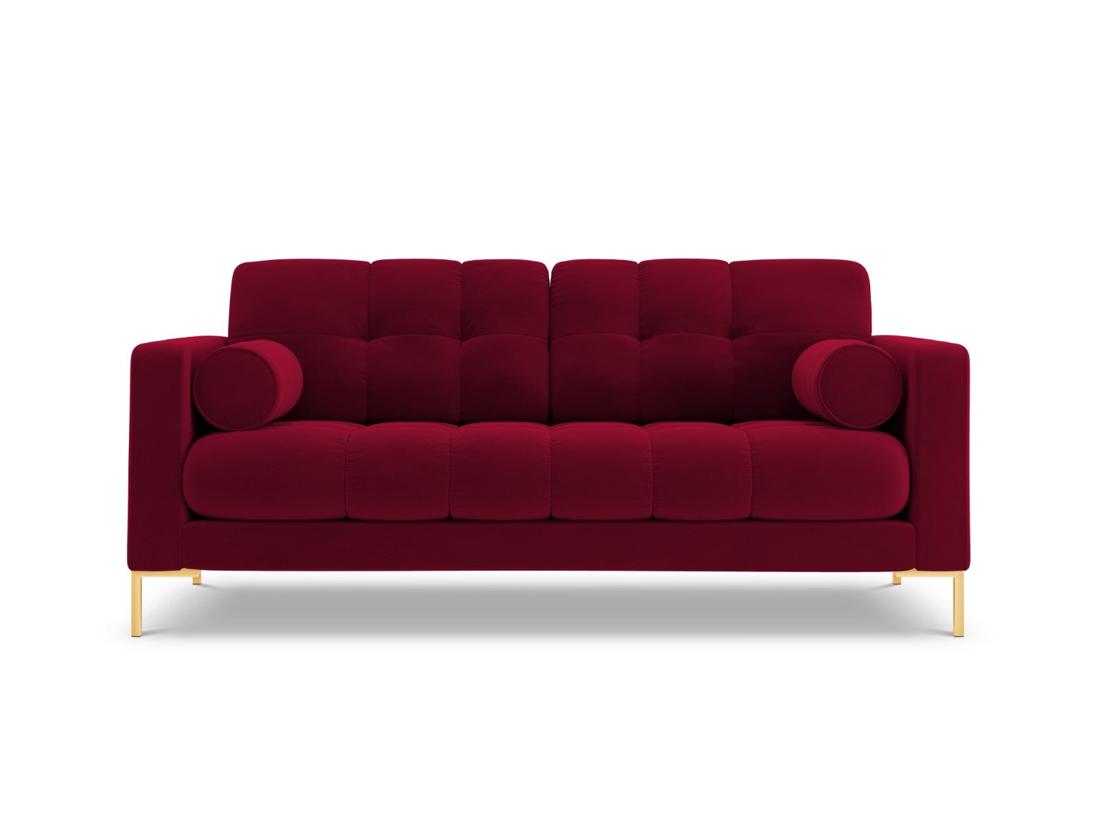 Cosmopolitan Design - Divano "Bali" 2 posti in velluto rosso 