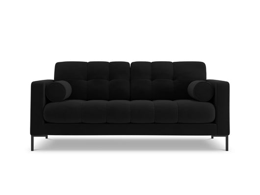 Cosmopolitan Design - Divano "Bali" 2 posti in velluto nero 