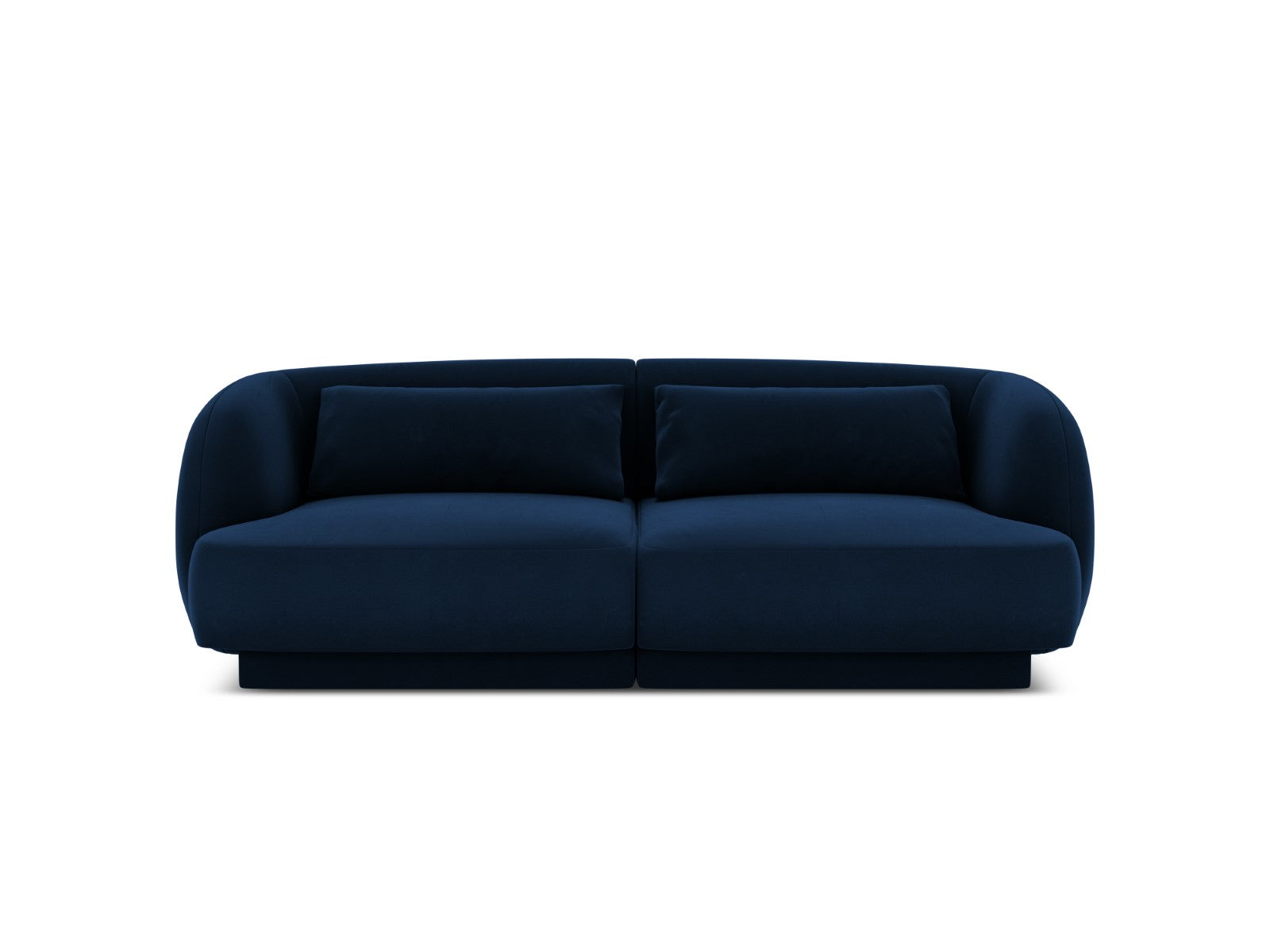 Cosmopolitan Design - Divano "Tulum" 2 posti in velluto blu reale 